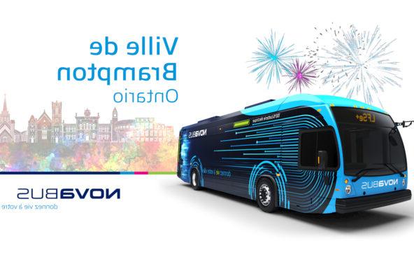 La Ville de Brampton, en Ontario, signe un contrat avec Nova Bus pour l’acquisition de 10 autobus électriques à grande autonomie